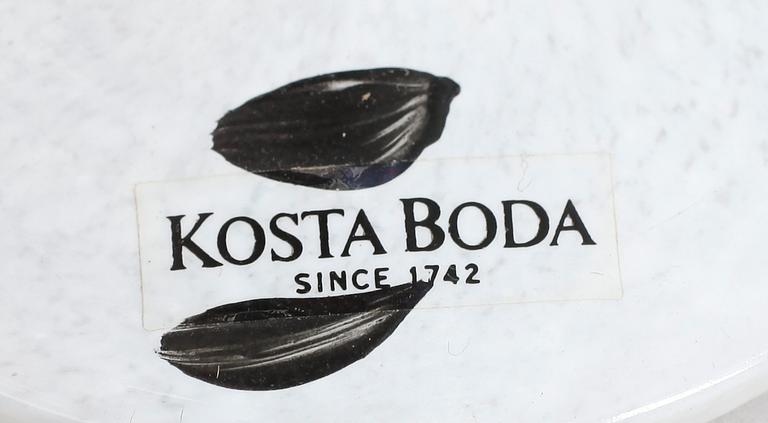GLAS, 2 st samt VAS, glas, Ulrica Hydman-Vallien, Kosta Boda.