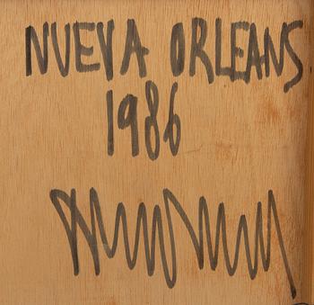 Tomás Gômez Gascón, a signed and dated mixed media.