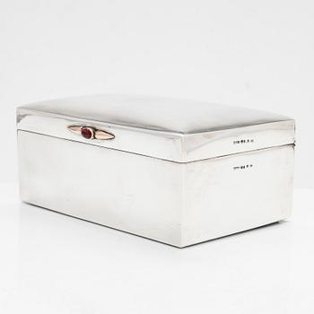 Sikarirasia, hopeaa, KB & Co, Silver- o Repverkstad Bourdette, Kristianstad 1920.