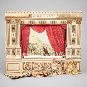 MINIATYRTEATER, "Ej blot til lyst" Köpenhamn omkring 1900.