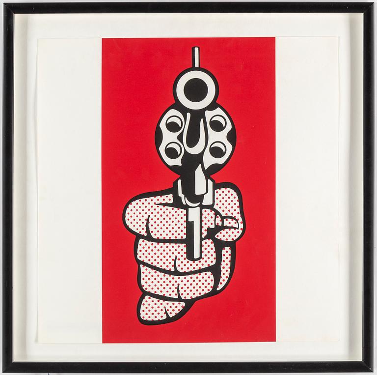 ROY LICHTENSTEIN, screeenprint, 1968.