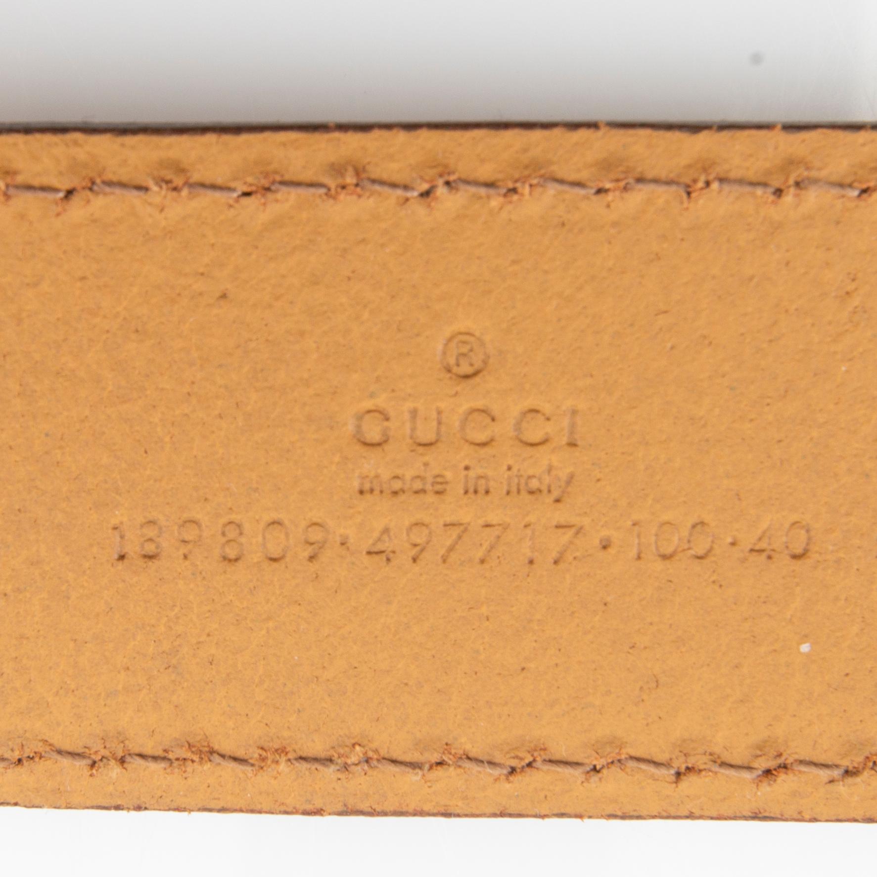Gucci, belt.