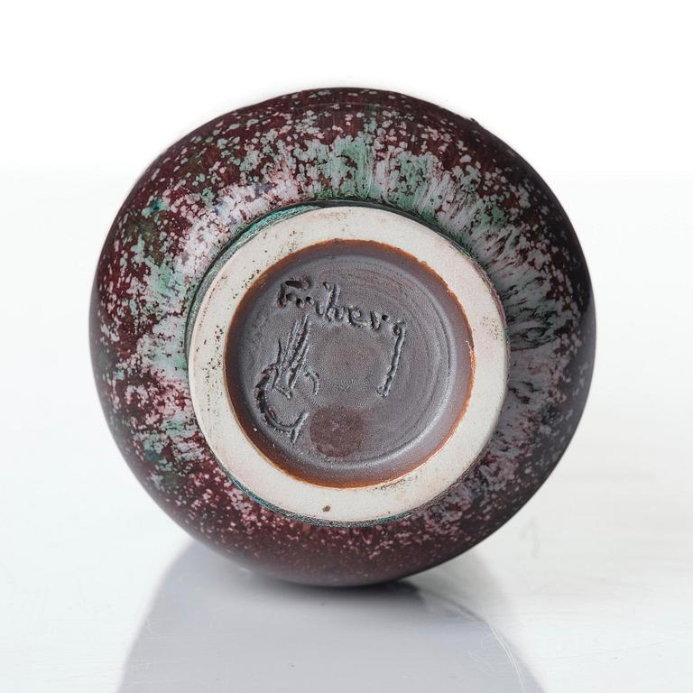 Berndt Friberg, a set of five stoneware vases and three bowls, Gustavsberg Studio 1969-76.