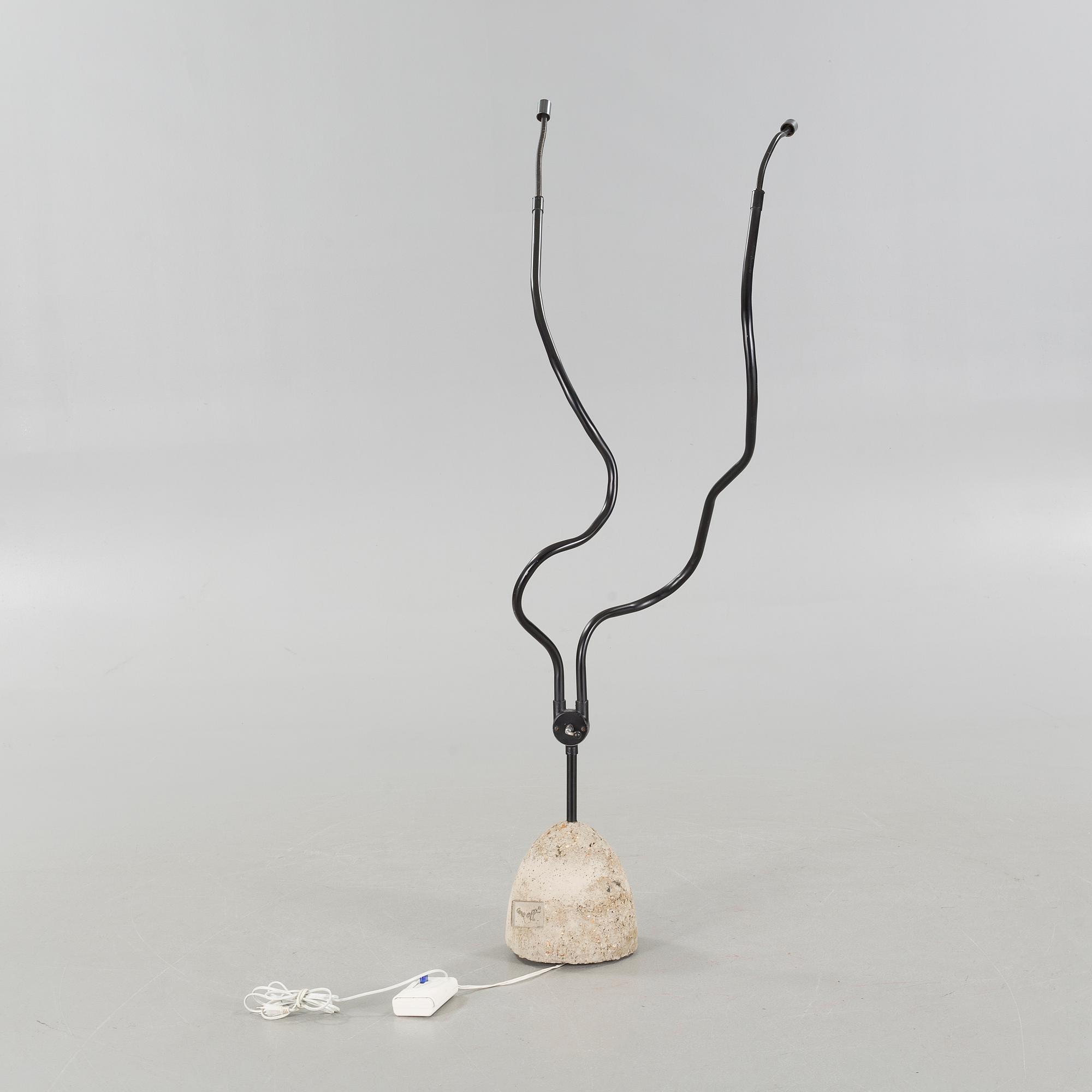 A "Tree light" floor lamp designed by Ron Arad for One Off in the 1980s.