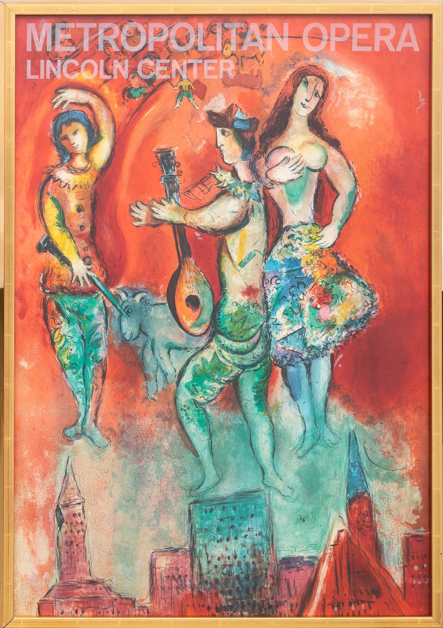 Marc Chagall, after, ”Carmen”.