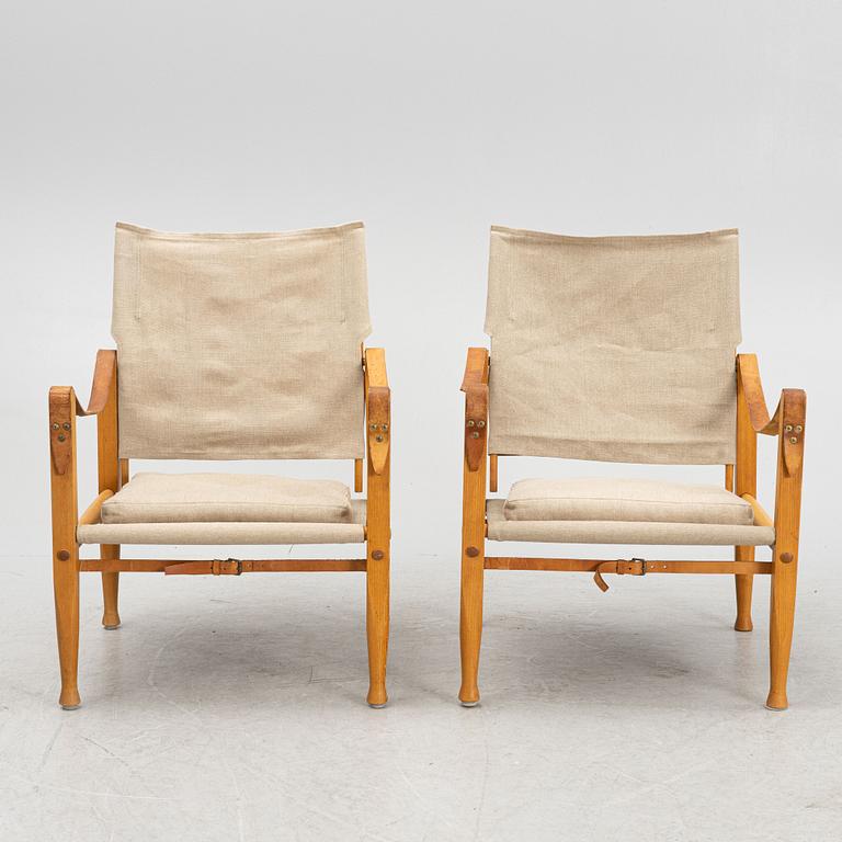 Kaare Klint, safaristolar, ett par, "Safari Chair", 1900-talets andra häft.