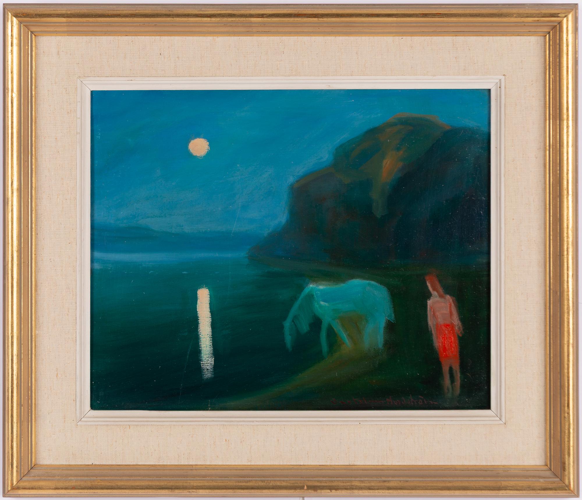 Bertel Bertel-Nordström, Moonlight landscape.