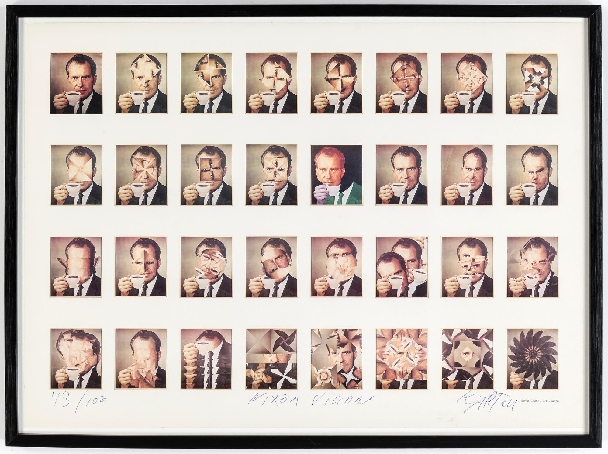 KJARTAN SLETTEMARK, färgserigrafi. Signerad och numrerad 43/100.