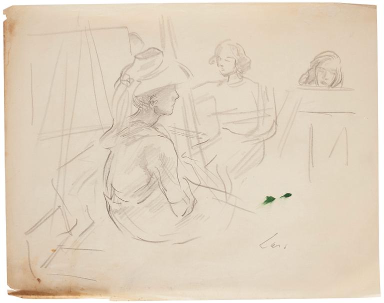 Model and students.
