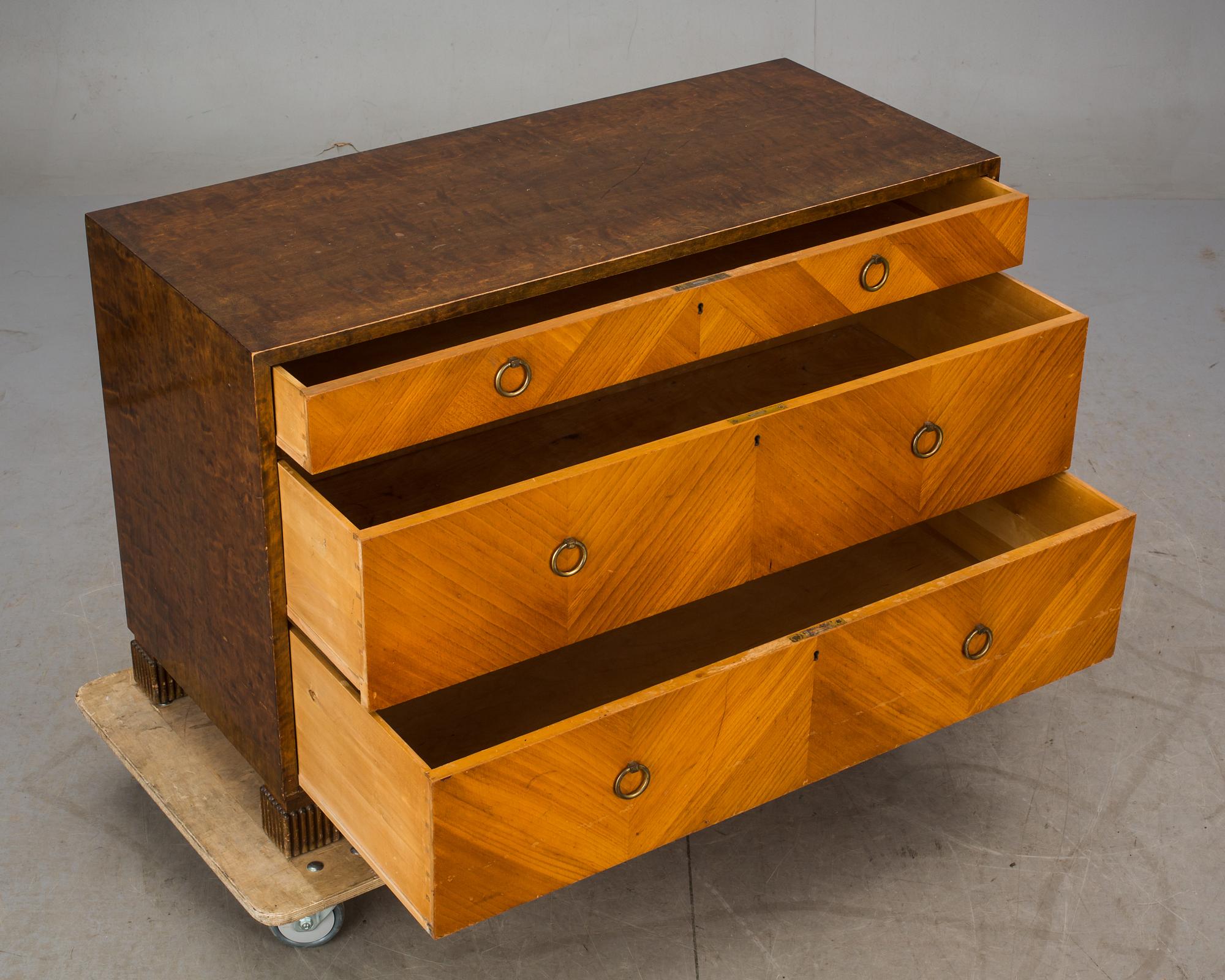 BYRÅAR, ett par, funkis, Svenska Möbelfabriken , Bodafors, 1920/30-tal.