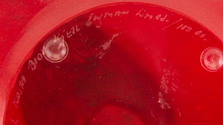 Kjell Engman, glasskulptur, signerad 7265022 Kosta Boda Kjell Engman lim ed./ 100 ex.