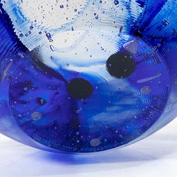 Lars Hellsten, skål, glas, Orrefors 1994.