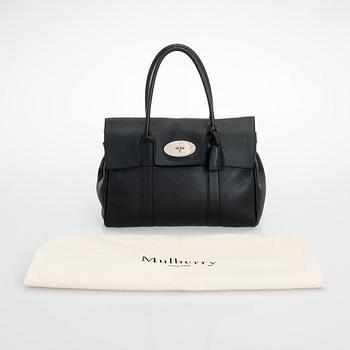 Mulberry, a black leather 'Bayswater' handbag.