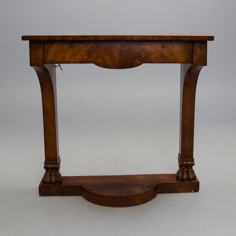 KONSOLBORD samt SPEGEL, Karl Johan ca 1820-tal.