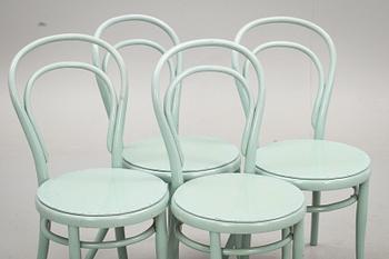 STOLAR, 4 st, böjträ, Thonet, tidigt 1900-tal.