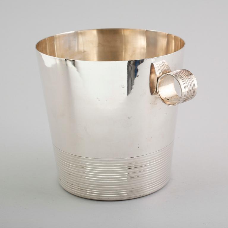 CHAMPAGNEKYLARE, nysilver, art déco, 1900-talets första hälft.