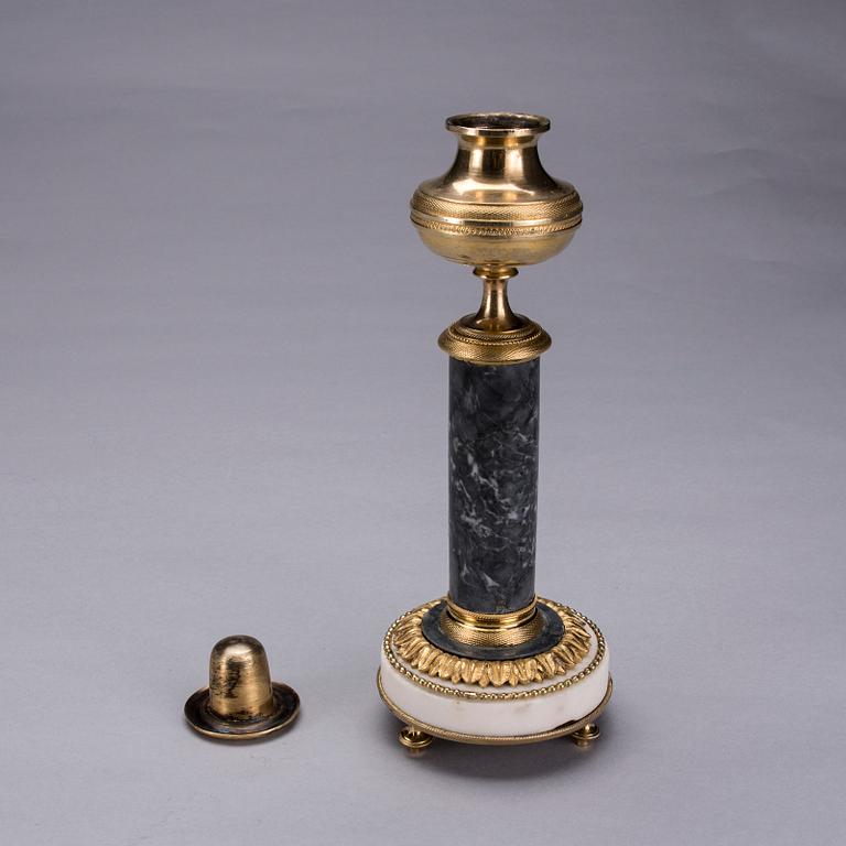 LJUSSTAKE, gustaviansk, 1700-tal.