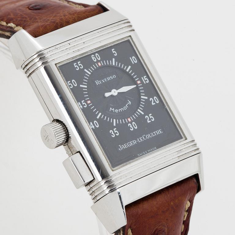 JAEGER-LE COULTRE, Reverso Memory, wristwatch, 23,5 x 33,5 (38,5) mm.