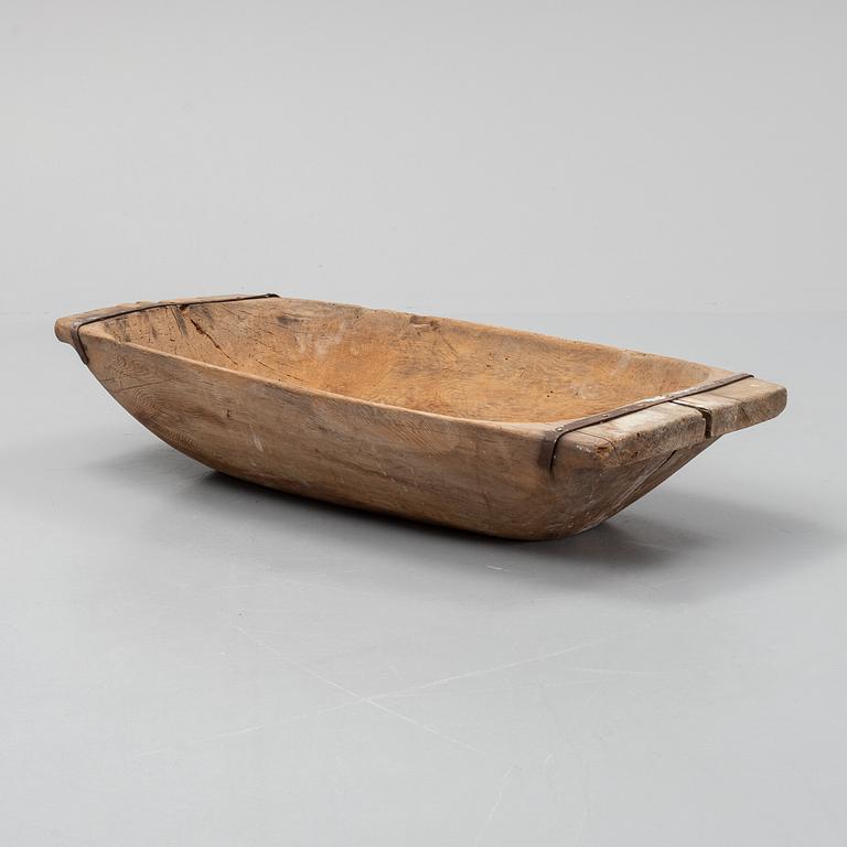 Baktråg, trä, stor modell. 1700-/1800-tal.