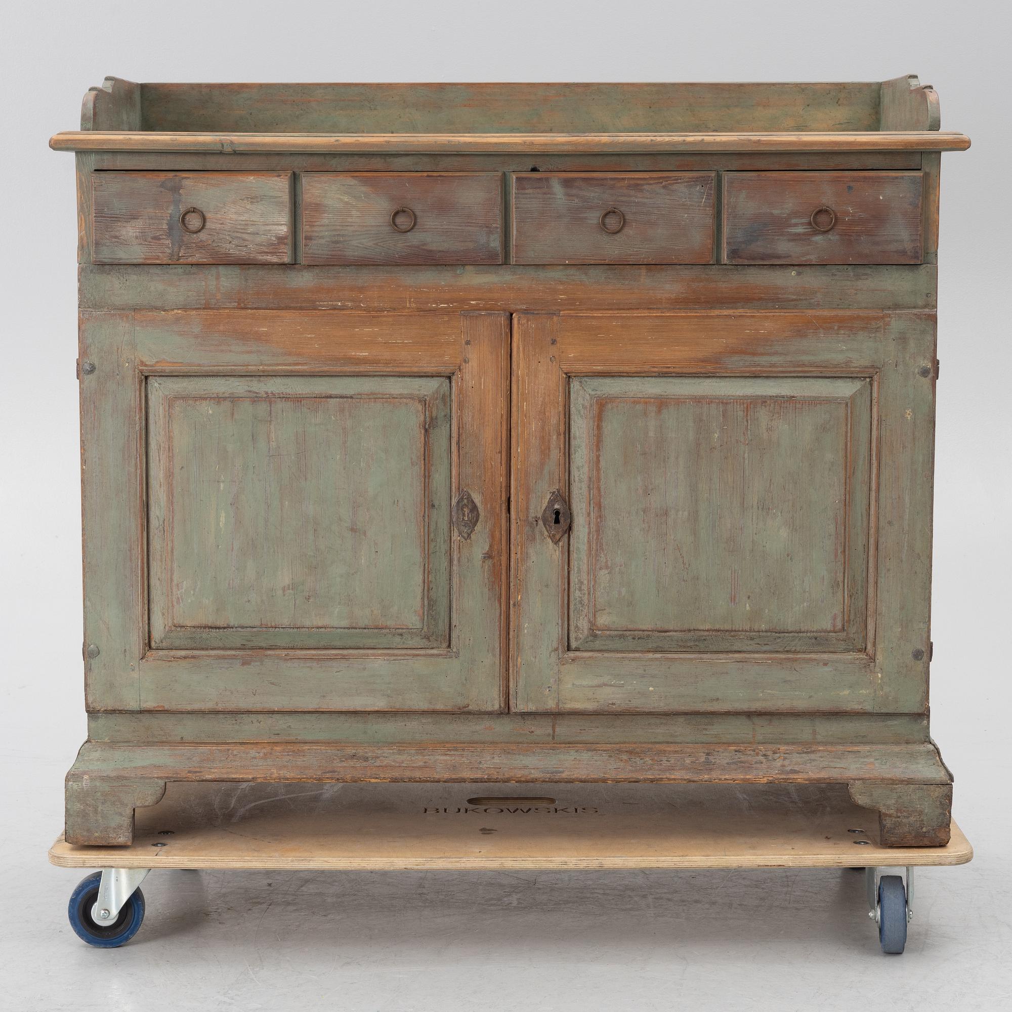 A 19th century sideboard.