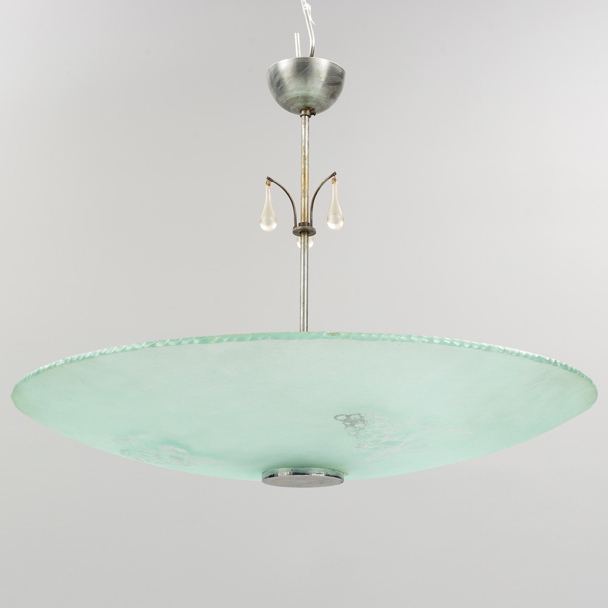 Ceiling lamp, first half of the 20th century.