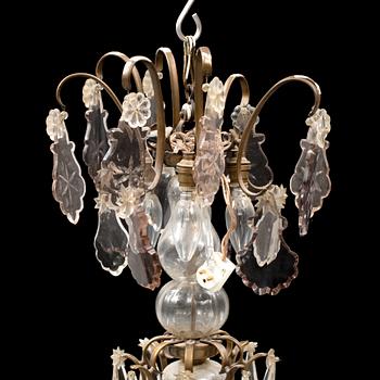An early 20th Century rococo style chandelier.