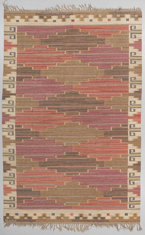 MÄRTA MÅÅS-FJETTERSTRÖM, A CARPET, "Bruna heden", flat weave, ca 280  x 184 cm, signed AB MMF.