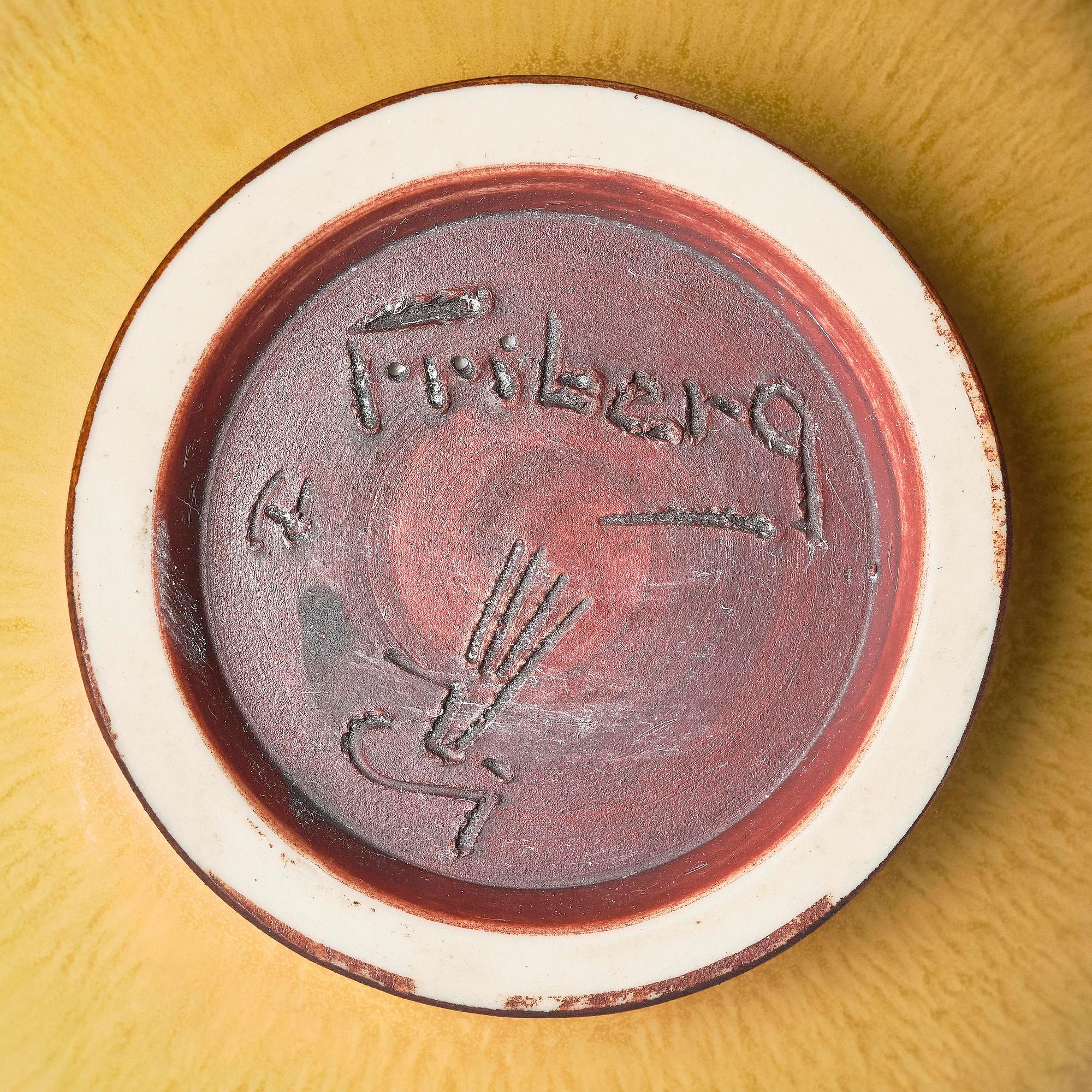 Berndt Friberg, a stoneware vase, Gustavsberg Studio, Sweden 1966.