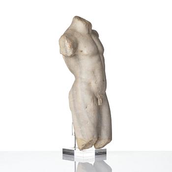 Torso, troligen Italien Grand tour souvenir 1700-tal.