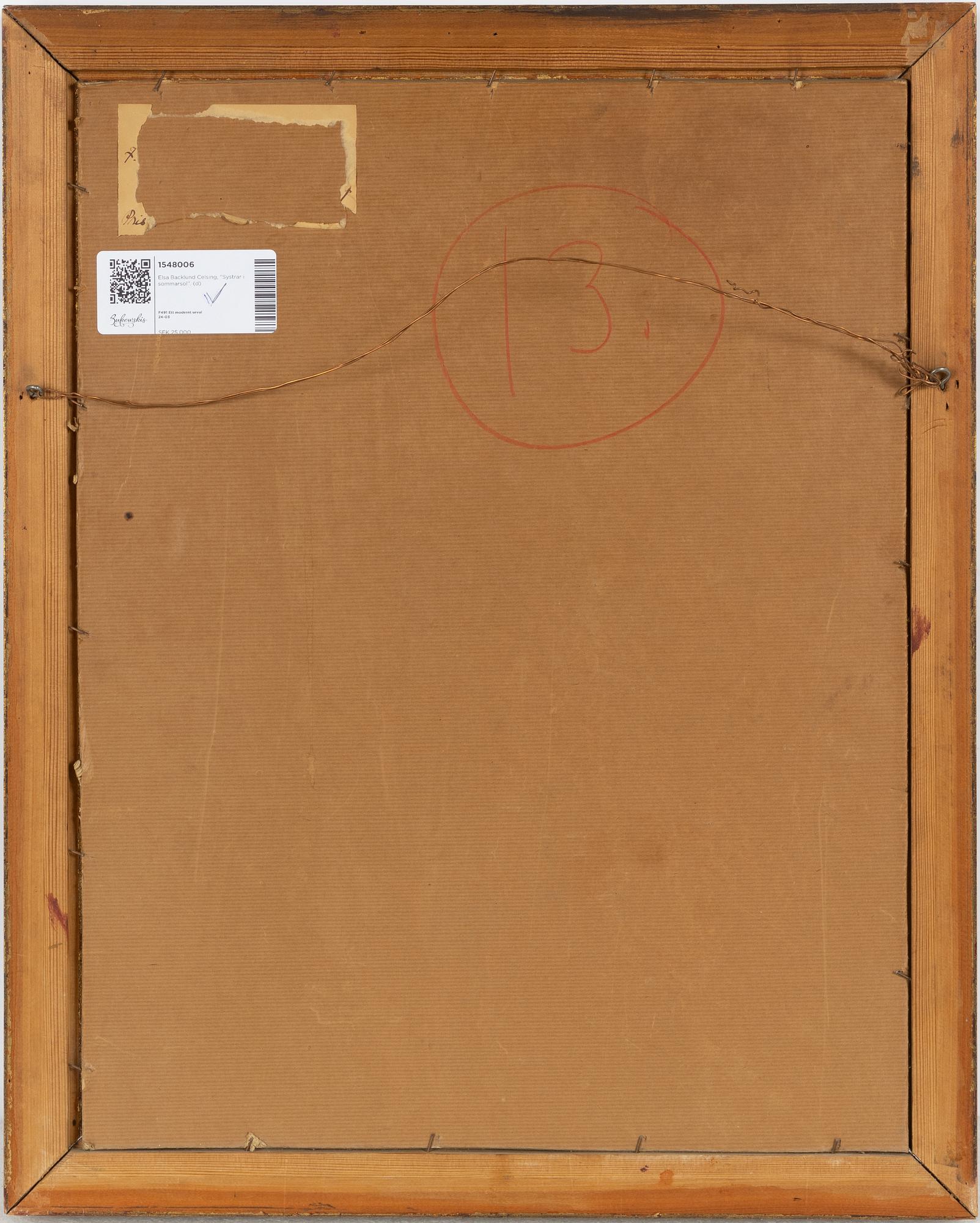 Elsa Backlund Celsing, "Systrar i sommarsol”.