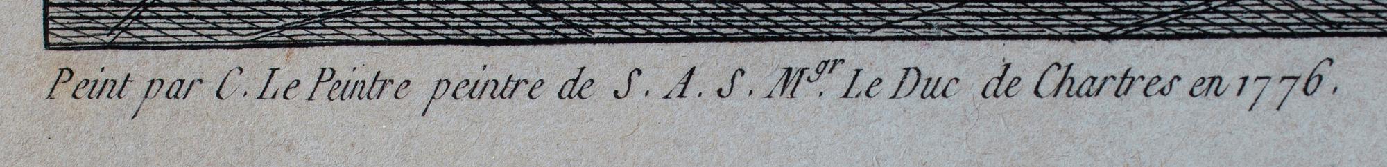 ETSNING, 1700-tal, A.de St.Aubin och H.Helman 1779.