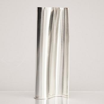A sterling silver vase, mark of Rolf Lindståhl, Stockholm 2006.