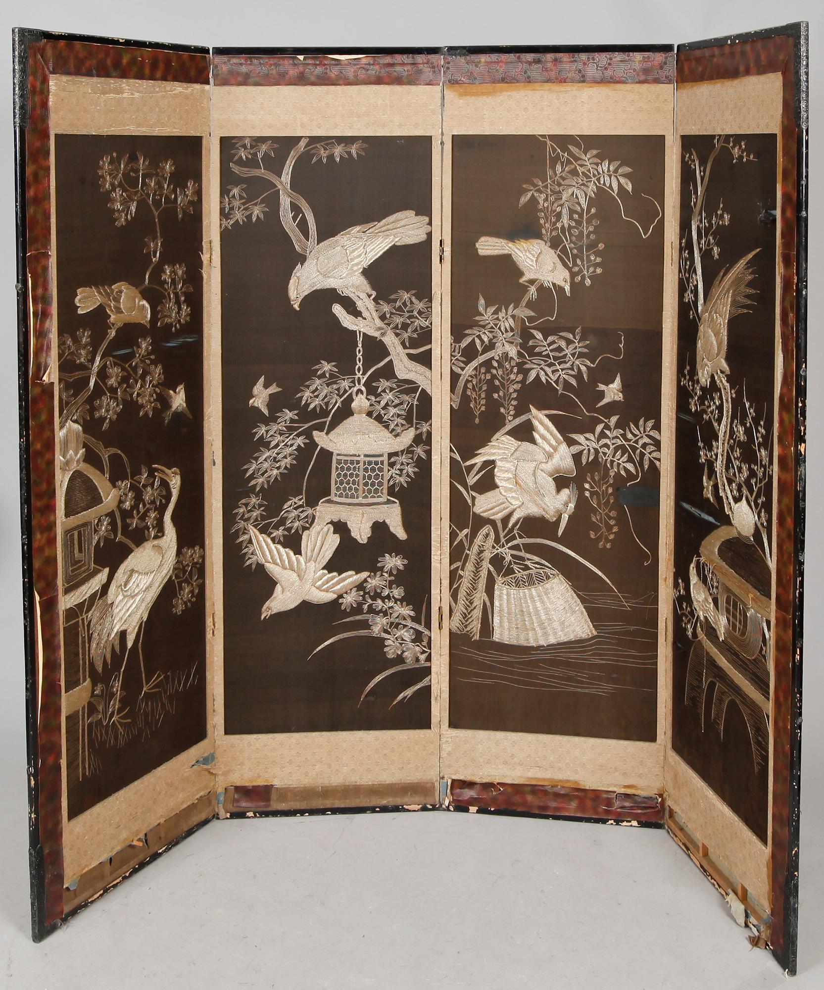 VIKSKÄRM, orientalisk, sekelskiftet 1900.