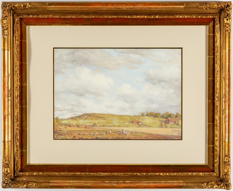 PRINS EUGEN, tempera på papper, signerad och daterad 1929.