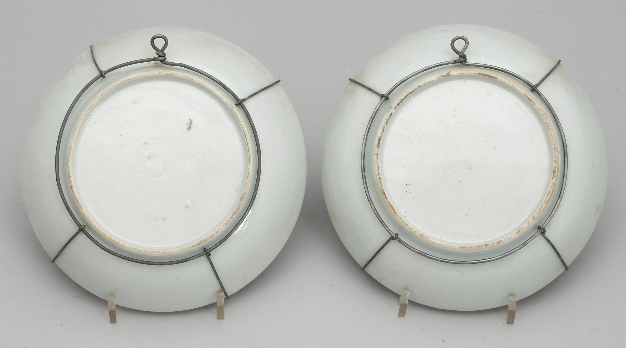 SKÅLFAT, ett par, porslin, Kina, 1800-tal.