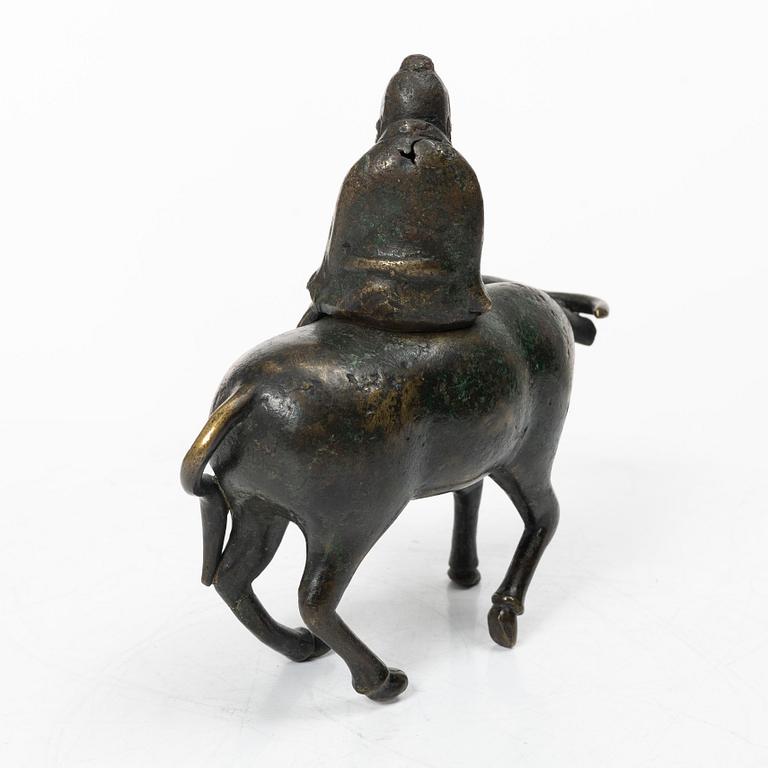 Rökelsekar, brons, Kina, sen qingdynasti.