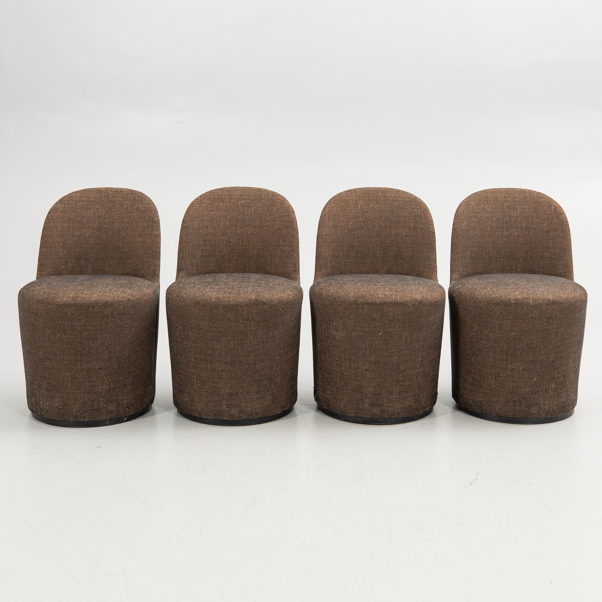 GamFratesi, chairs, 4 pcs, "Tail Chair", Gubi, Denmark.