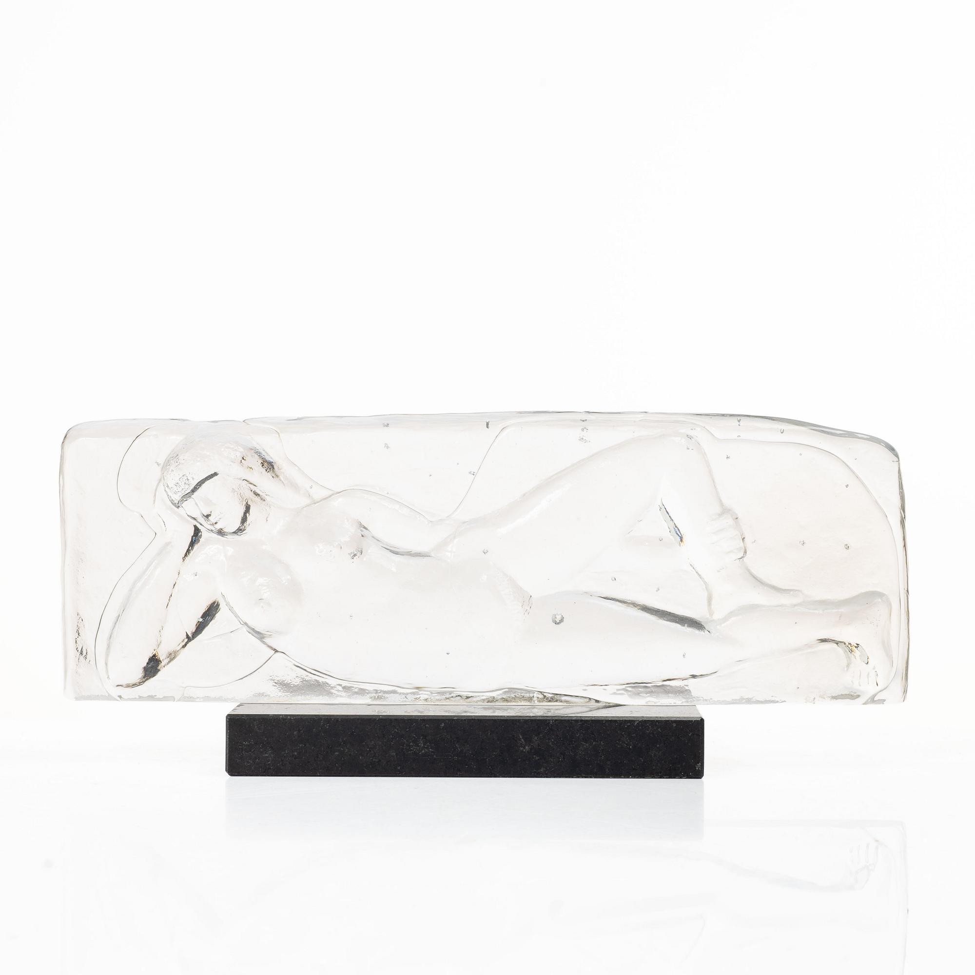 Erik Höglund, Sculpture, glass, signed and numbered 23/100.