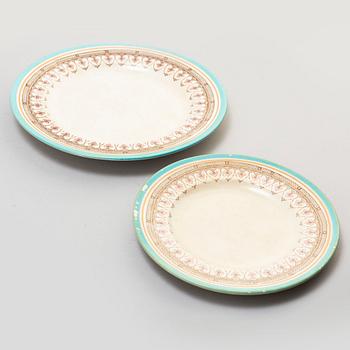 Dinner ware, 81 pieces, earthenware, around 1900's.