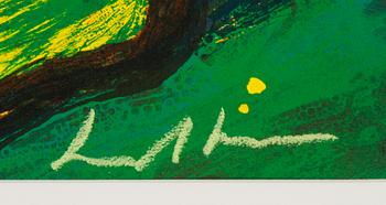 Bengt Lindström, lithograph in colours, signed 116/150.