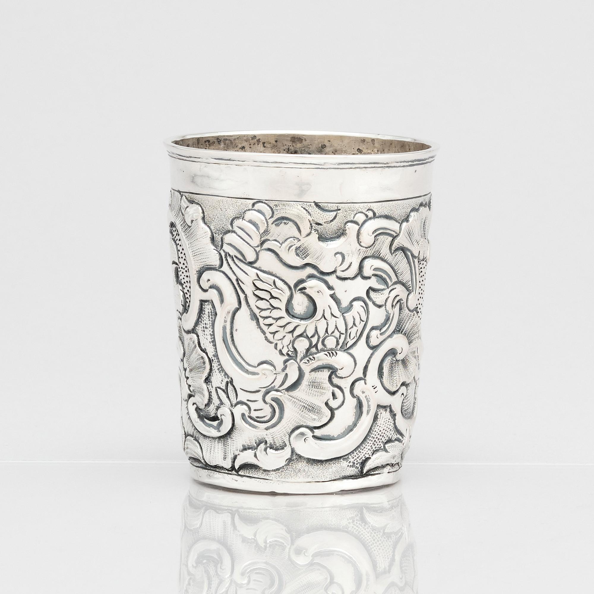 A Russian silver beaker, mark of Feodor Petrov, Moscow 1766.