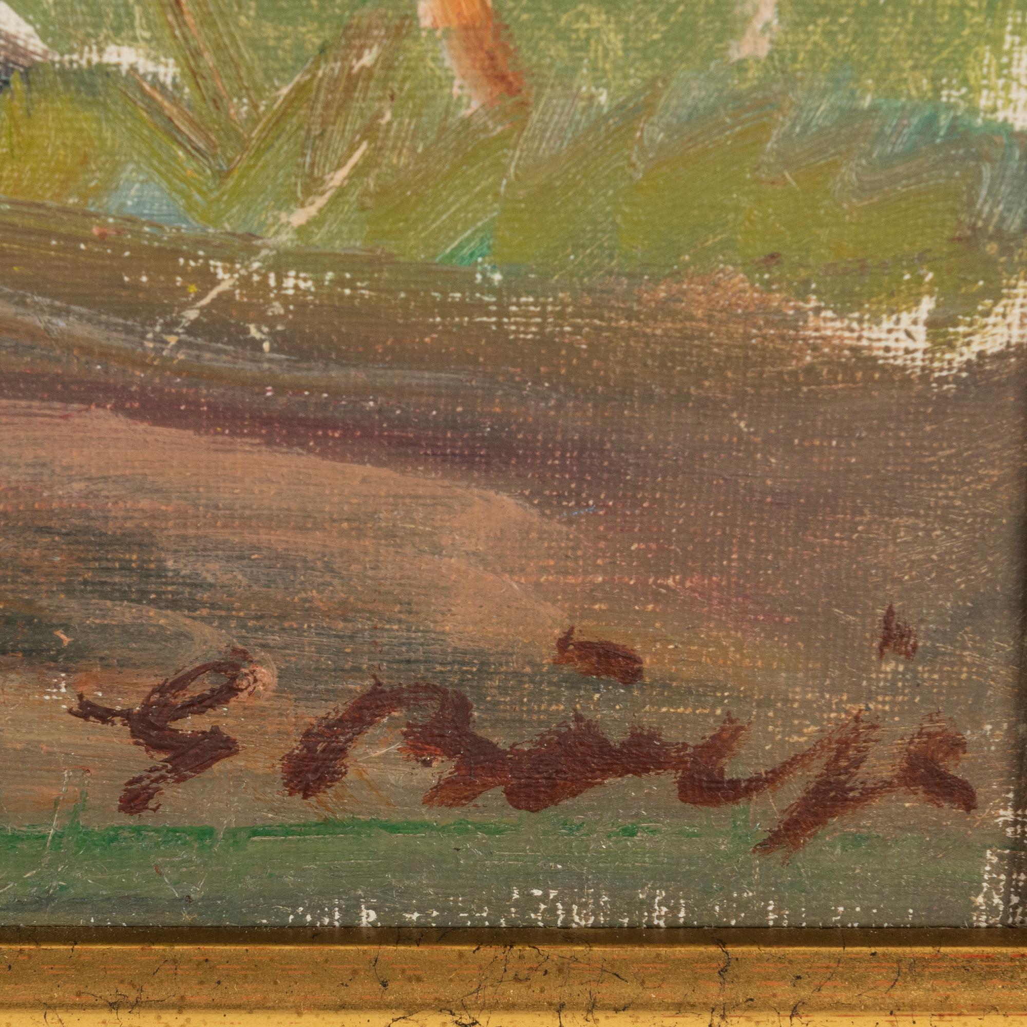 Gideon Börje, oil on canvas, signed.