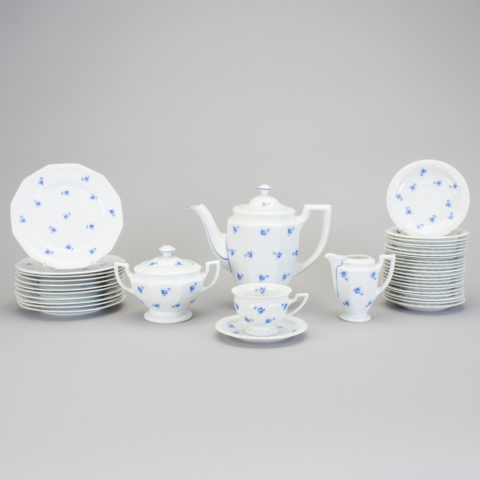 KAFFESERVIS, ca 29 delar, porslin, Rosenthal, "Maria".