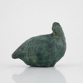 Henrik Allert, ripa, brons, signerad.