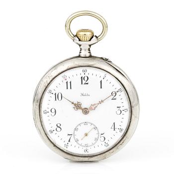 FICKUR, silver, Halda, 1907, tot vikt ca 93,8 gram.