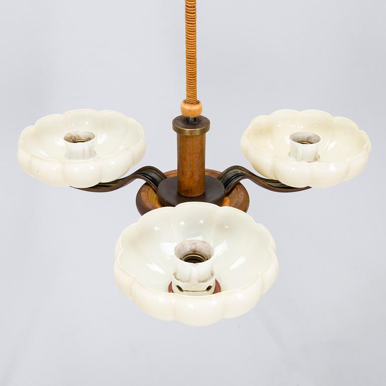 Paavo Tynell, taklampa, modell 1255/3, Taito 1930-tal.