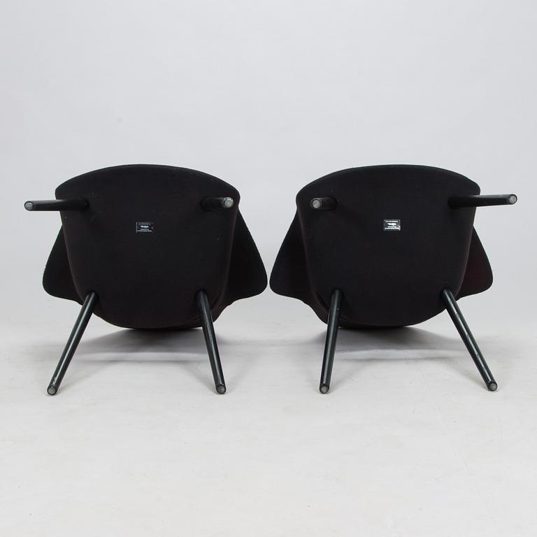 Charles Eames & Eero Saarinen, tuoleja 3 kpl "Organic Chair" Vitra.
