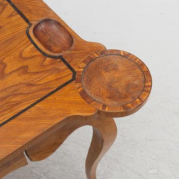 A rococo card table, mid 18th century.