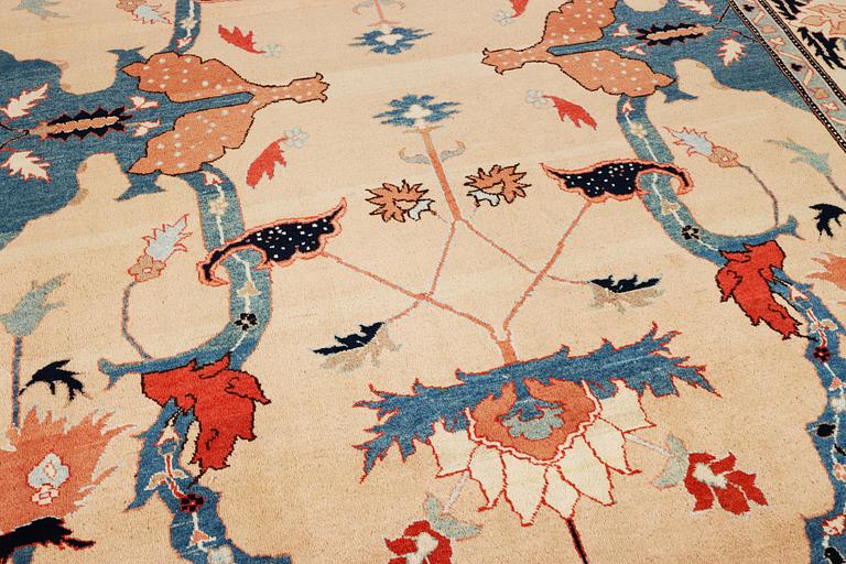 A Mamluk design carpet, c. 425 x 306 cm.