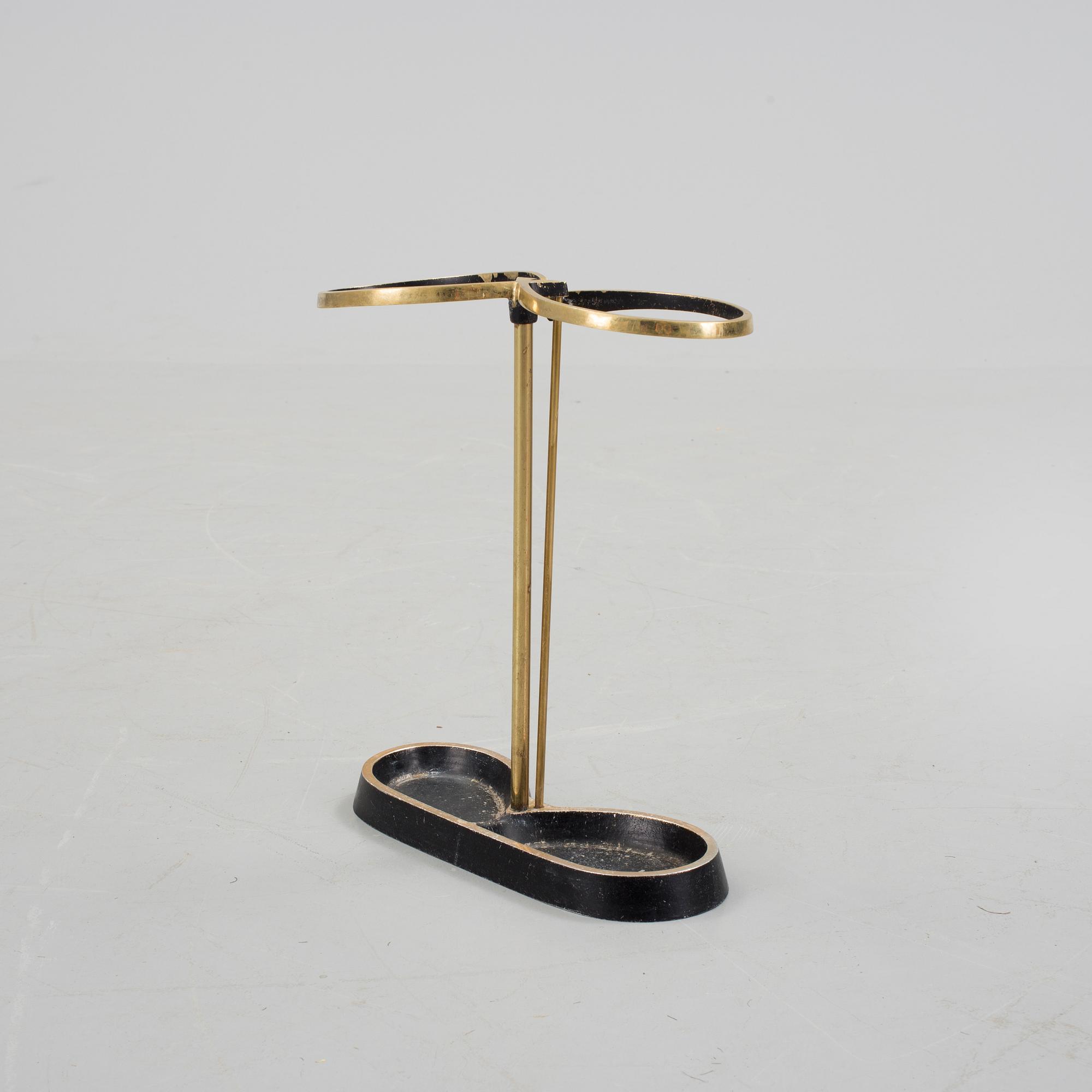 A mid 20th century brass umbrella stand Germany.
